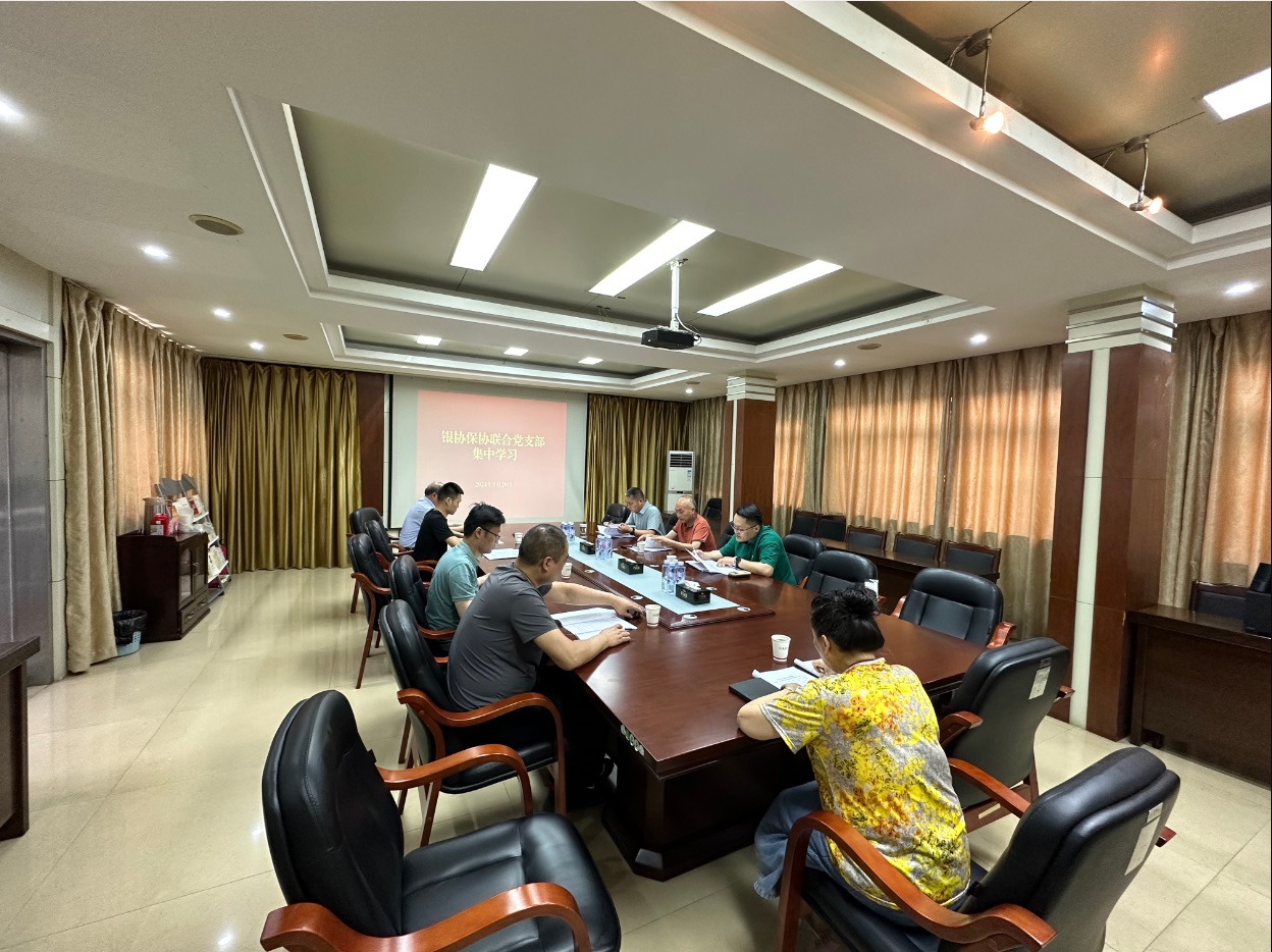 银协保协联合党支部集中学习（5.29）